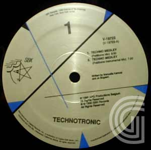 TECHNOTRONIC - Techno Medley (Pettibone, Pettibone instrumental) / Rockin' Over The Beat (rockin over the Mancheste - 12 inch 45 rpm