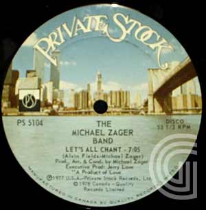 THE MICHAEL ZAGER BAND - Let's All Chant / Love Express - 12 inch 45 rpm