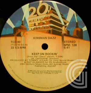 KINSMAN DAZZ - Keep On Rockin' / I Searched Around - 12 inch 45 rpm
