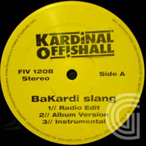 Kardinal Offishall Bakardi Slang (radio edit, album version, instrumenatl) / UR Ghetto 2002 (radio edit, album version, instrumenatl)