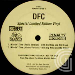 DFC - Wastin Time with Big Mike & Mc Breed (radio version, album version) / Wastin Time with Big Mike (rad - 12 inch 45 rpm