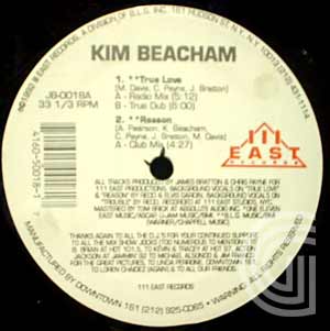 KIM BEACHAM - True Love (radio, true dub) / Reason (club, instrumental) / Trouble  (r&b groove vocal, raw house du - 12 inch 45 rpm