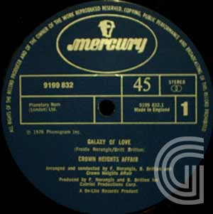 Crown Heights Affair Galaxy Of Love / Cherry