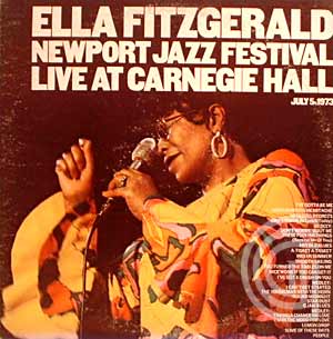 ELLA FITZGERALD - Newport Jazz Festival Live At The Carnegie Hall - LP x 2 